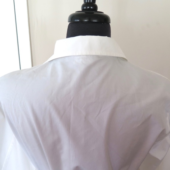 Holt Renfrew Tie Wrap Blouse, Never Worn, Made in Italy - Picture 11 of 15